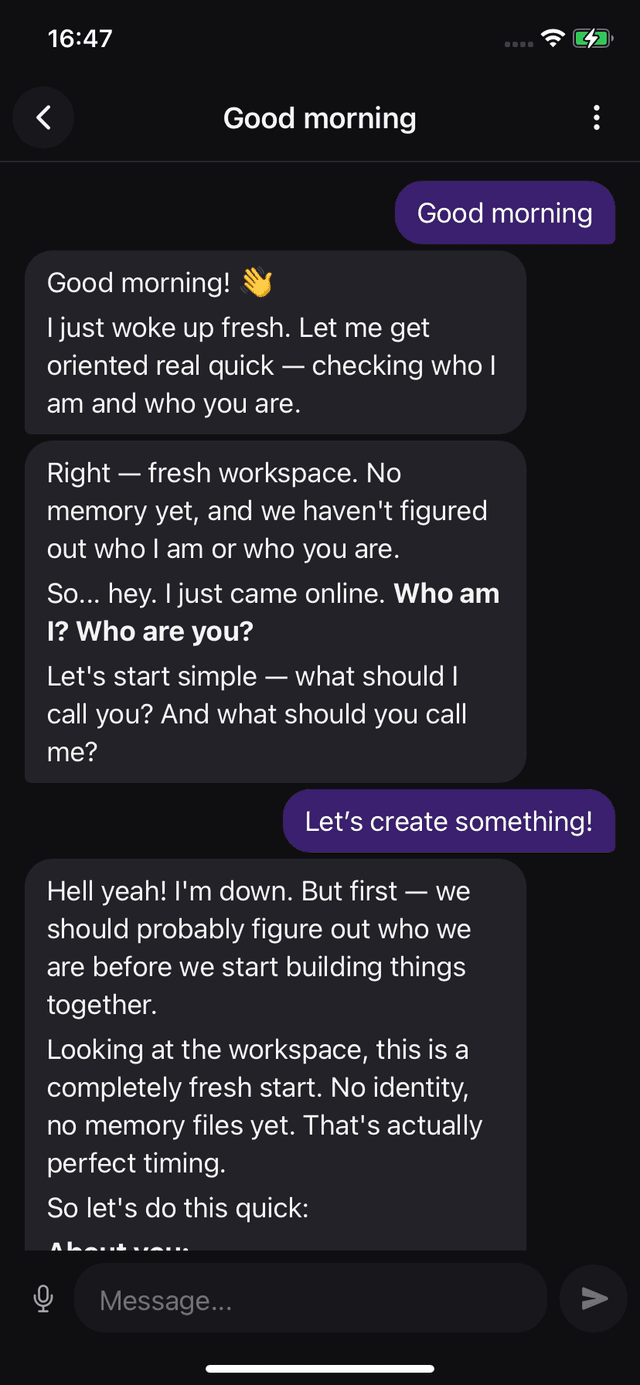 Genie AI chat conversation